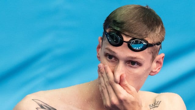Über 800 Meter Freistil im Vorlauf gescheitert: Florian Wellbrock.