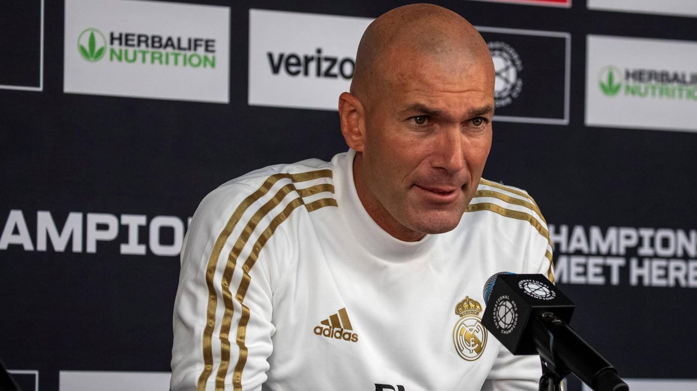 Zinedine Zidane macht wohl drei Kreuze, sobald Gareth Bale nicht mehr bei Real ist.