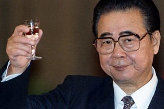 Chinas früherer Regierungschef Li Peng im Jahr 1994: Er war maßgeblich an der blutigen Niederschlagung der Proteste auf dem Tiananmen-Platz 1989 beteiligt.