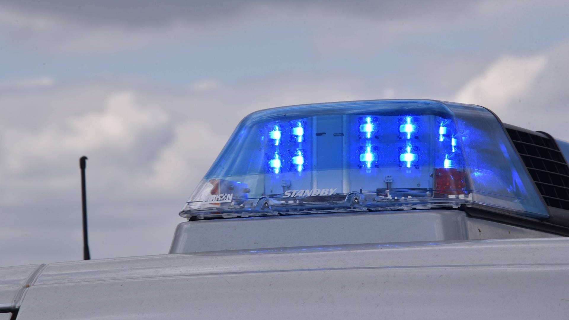 Blaulicht eines Polizeiautos