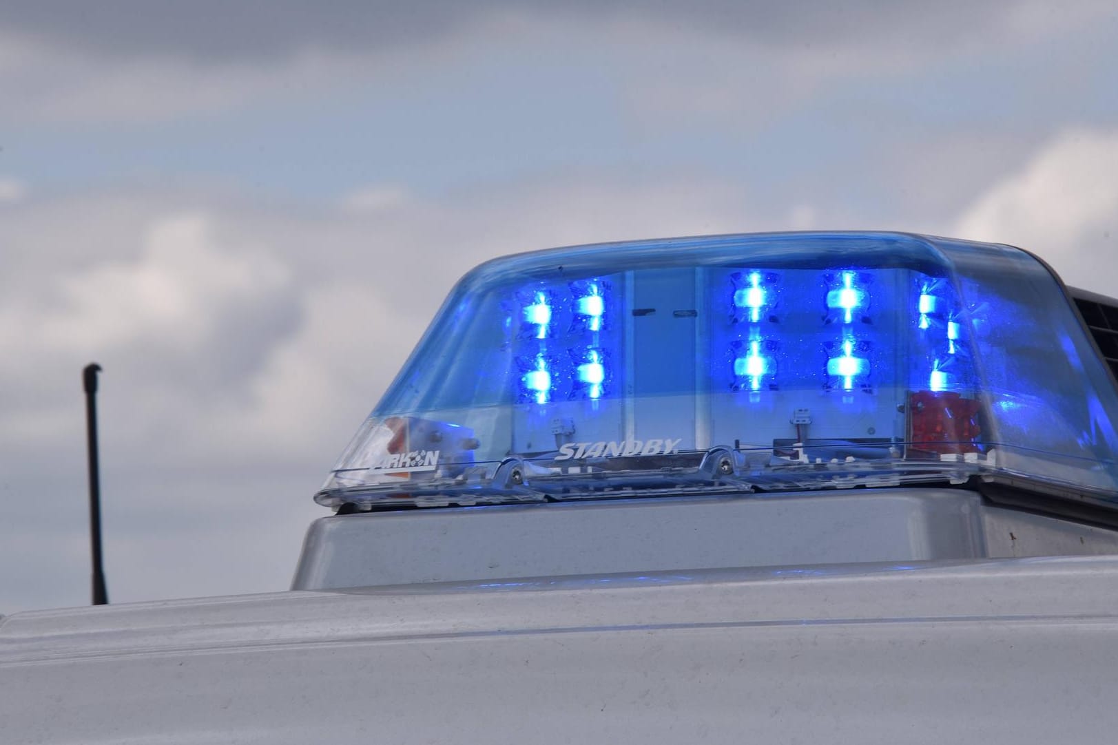 Blaulicht eines Polizeiautos