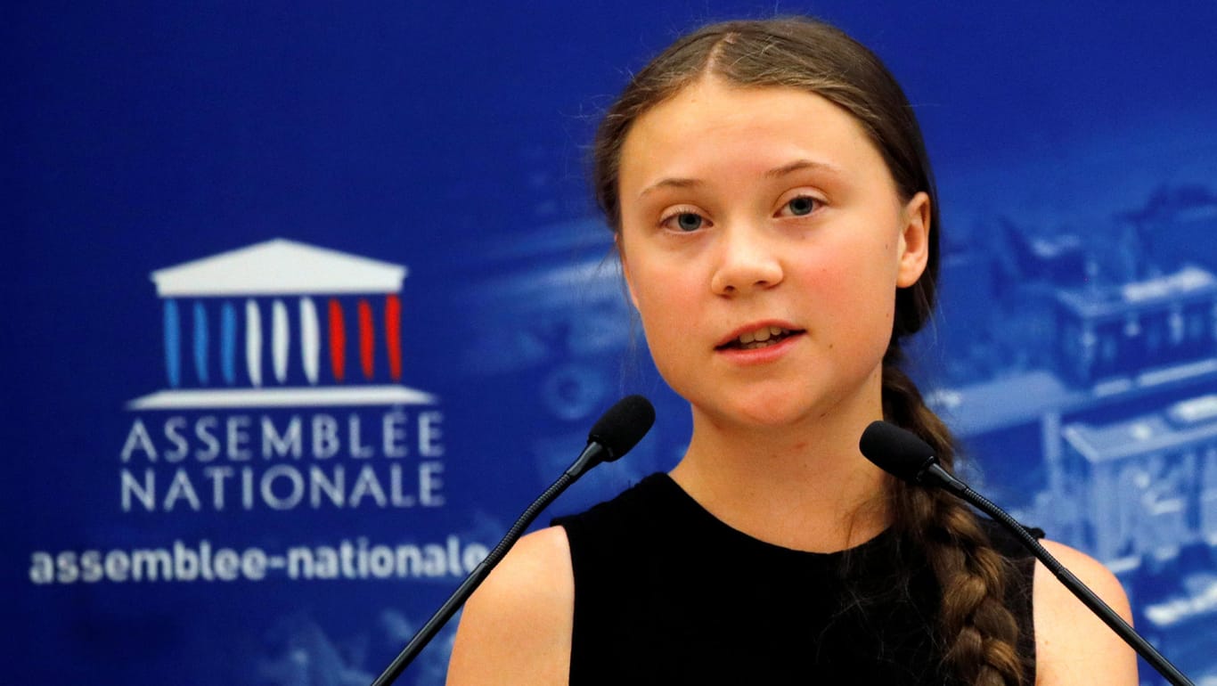 Greta Thunberg in Paris: "Meine Botschaft ist dieselbe für alle Politiker, Premierminister und Präsidenten."