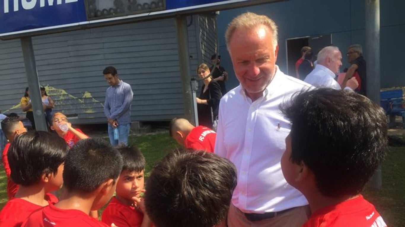 Kehrt zufrieden aus den USA zurück: Bayern-Vorstandsboss Karl-Heinz Rummenigge.