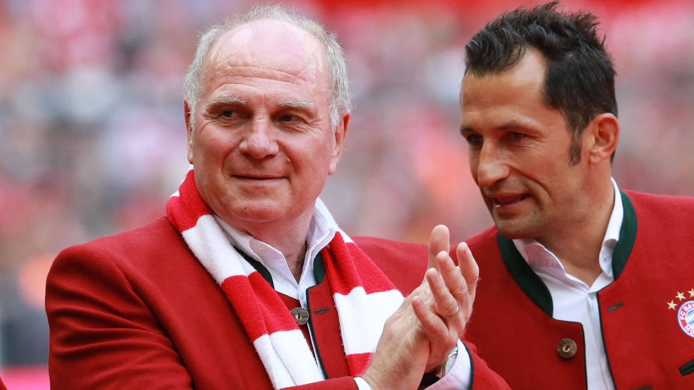 Müssen an die Zukunft des FC Bayern denken: Uli Hoeneß (l.) und Hasan Salihamidzic.