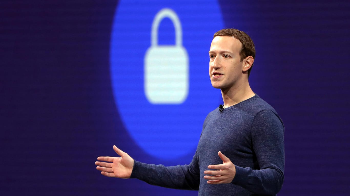 Mark Zuckerberg, der CEO von Facebook: US-Behörden verhängen fünf Milliarden Dollar Strafe gegen das Unternehmen.