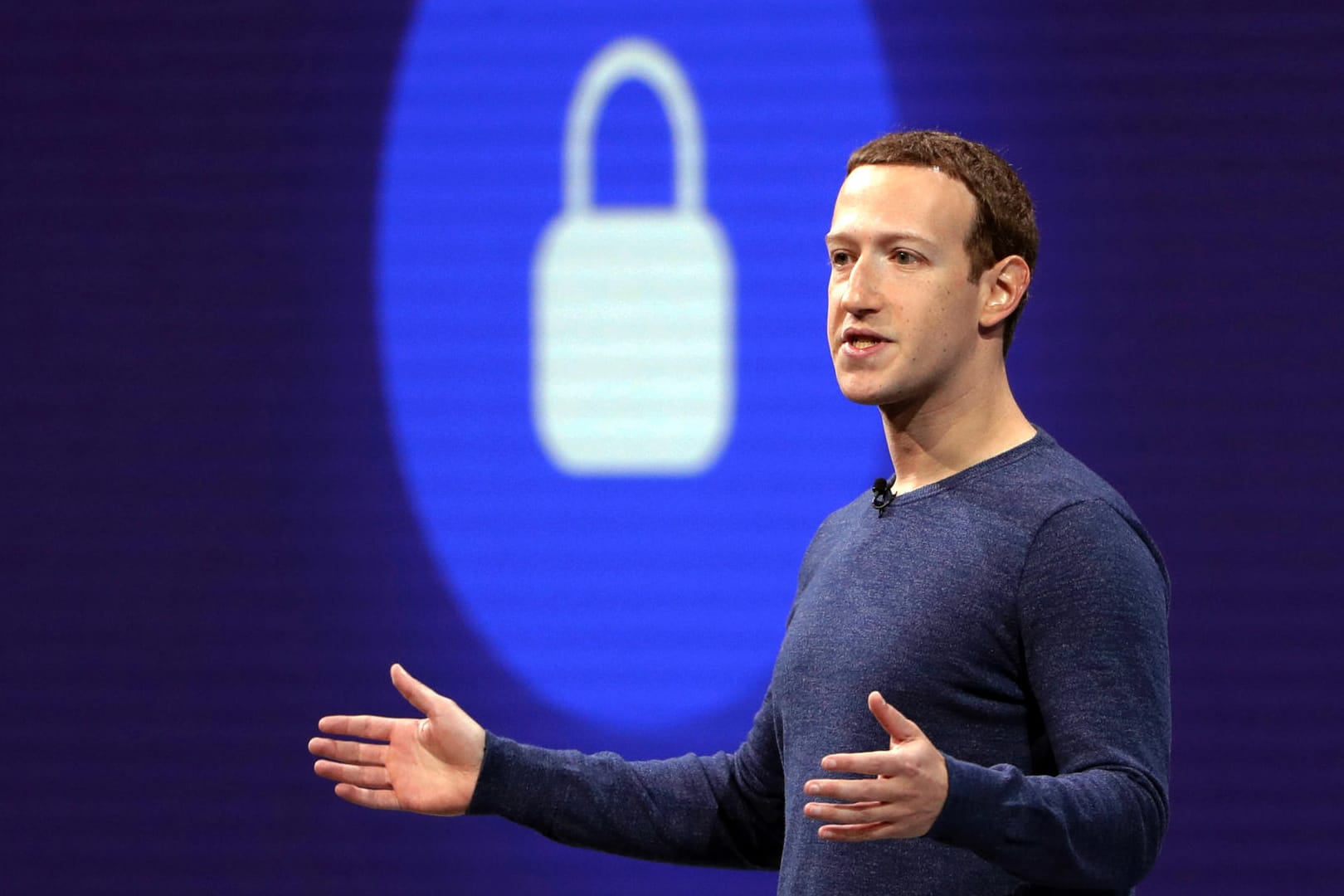 Mark Zuckerberg, der CEO von Facebook: US-Behörden verhängen fünf Milliarden Dollar Strafe gegen das Unternehmen.