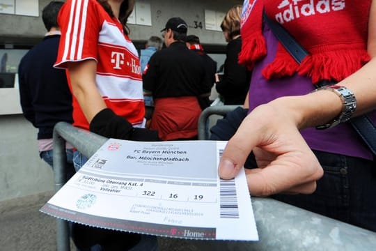 Begehrte Objekte: Tickets für ein Spiel des FC Bayern.