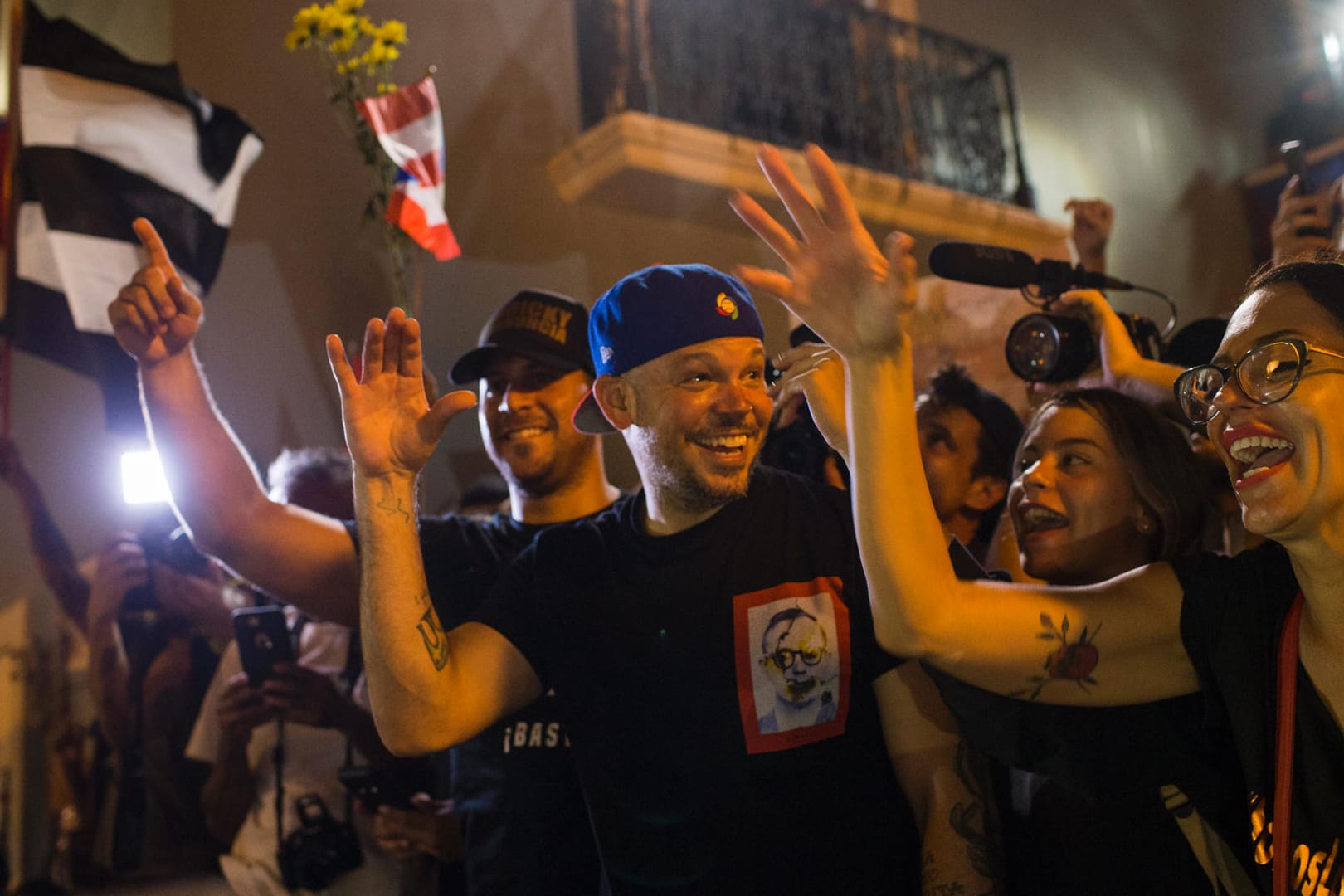 Jubel auf den Straßen Puerto Ricos: Der Gouverneur hat nach Massenprotesten seinen Rücktritt verkündet.