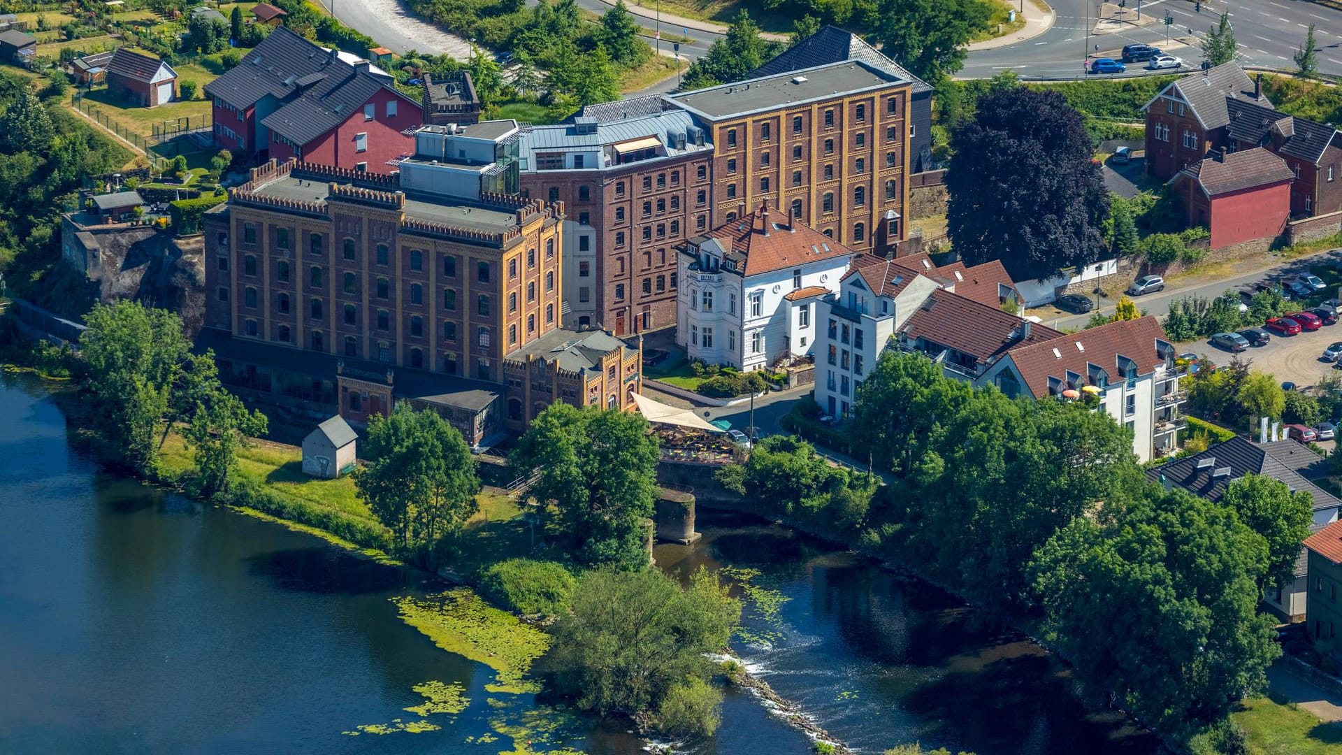 Hattingen an der Ruhr: Die "Alte Bahntrasse" ist beliebt bei Radfahrern.