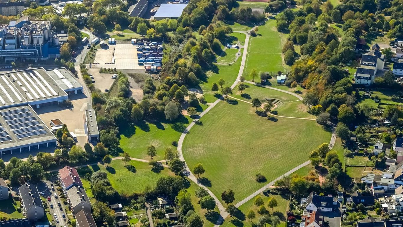 Hamecke-Park in Hagen: Die Grünfläche ist perfekt zum Entspannen und Spazieren.