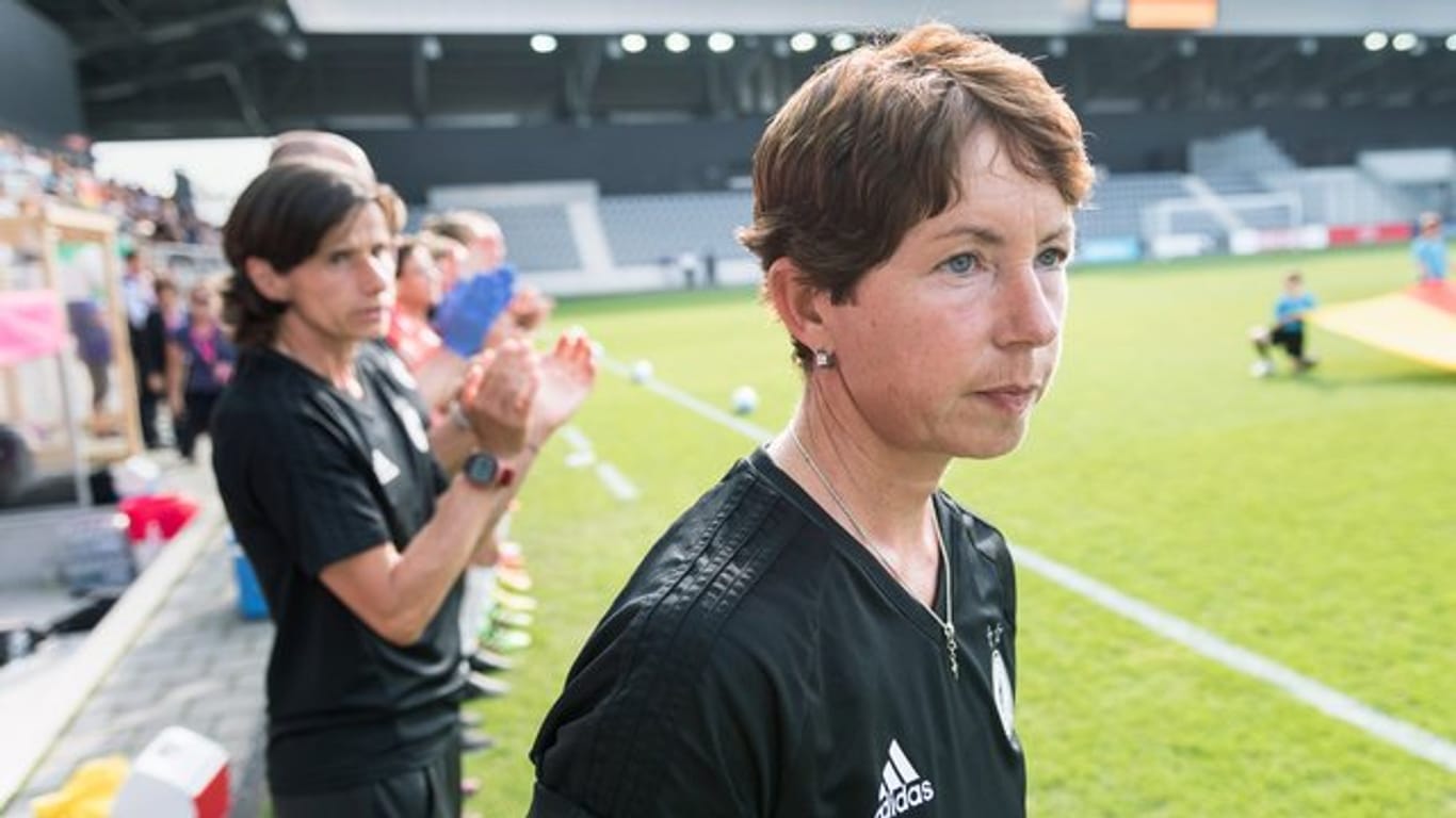 Steht mit Deutschlands U19-Frauen im EM-Finale: Trainerin Maren Meinert.