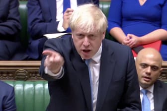 Boris Johnson im britischen Unterhaus: Kampfansage an die Europäische Union.