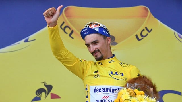 Will das Gelbe Trikot einfach nicht ausziehen: Julian Alaphilippe.