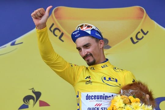 Will das Gelbe Trikot einfach nicht ausziehen: Julian Alaphilippe.