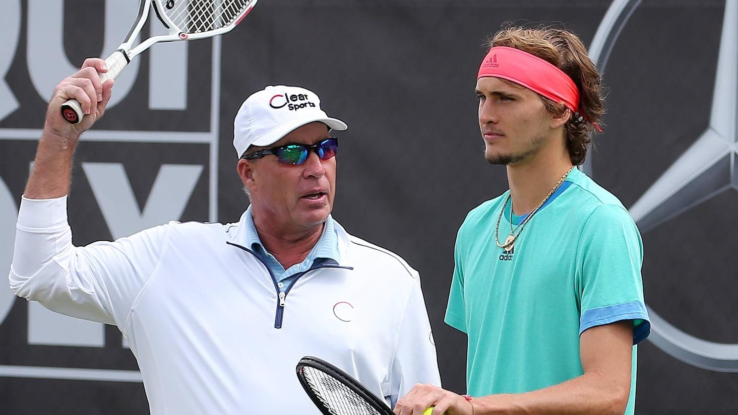 Arbeiten wohl nicht mehr zusammen: Ivan Lendl (l.) und Alexander Zverev.