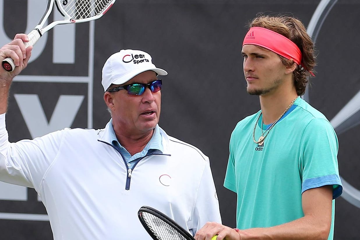 Arbeiten wohl nicht mehr zusammen: Ivan Lendl (l.) und Alexander Zverev.