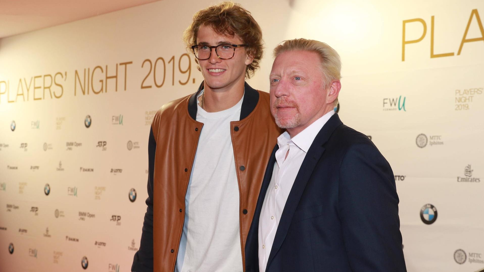 Kennen sich gut: Alexander Zverev (l.) und Boris Becker.