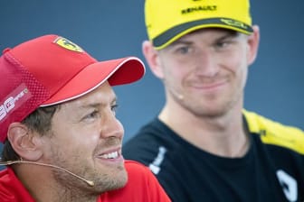 Vertreten die deutschen Farben in der Formel 1: Sebastian Vettel (l) und Nico Hülkenberg.