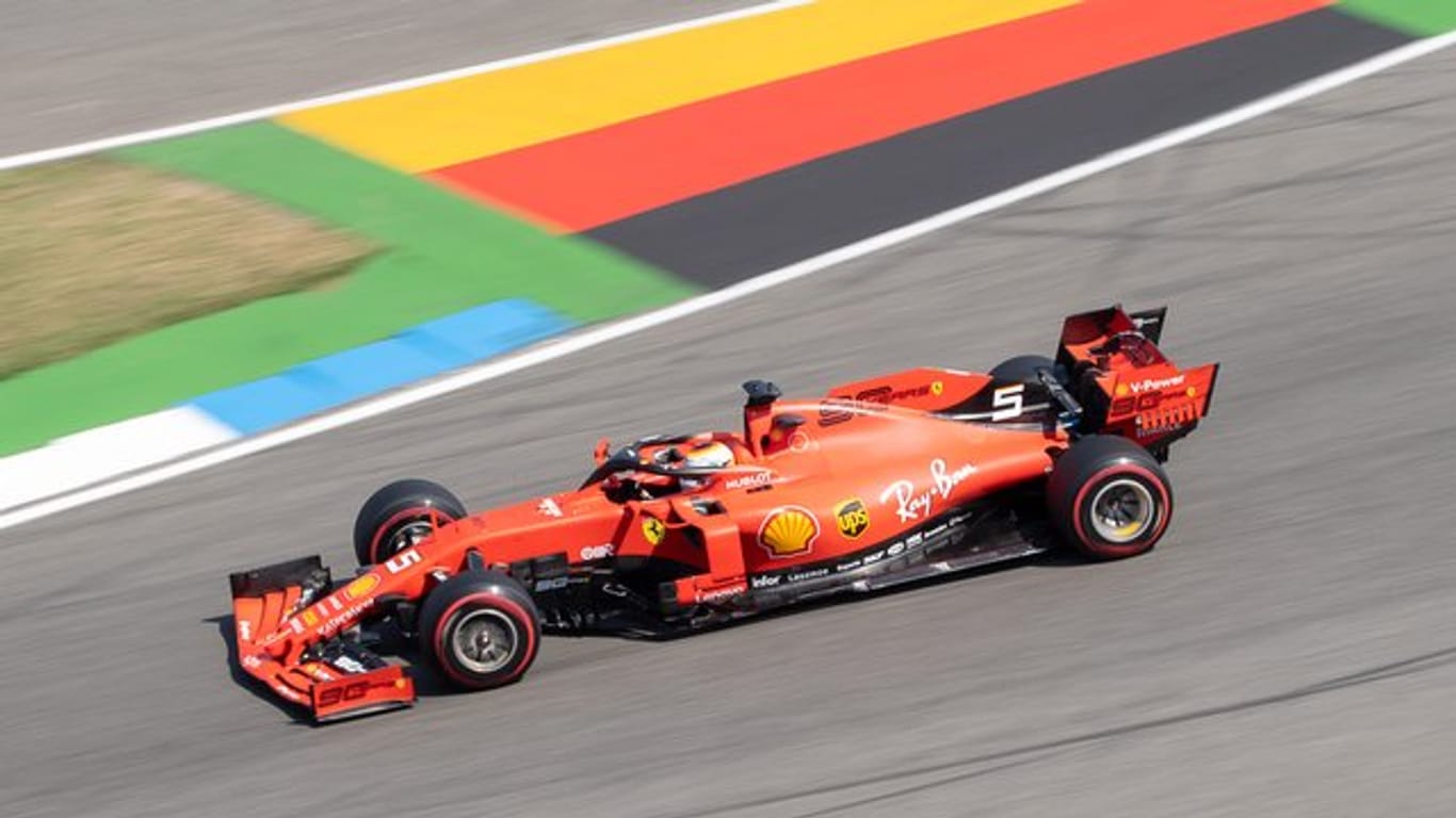 Schnellster beim ersten Training in Hockenheim: Sebastian Vettel.