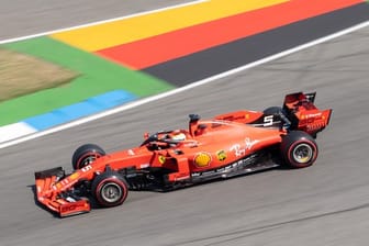 Schnellster beim ersten Training in Hockenheim: Sebastian Vettel.