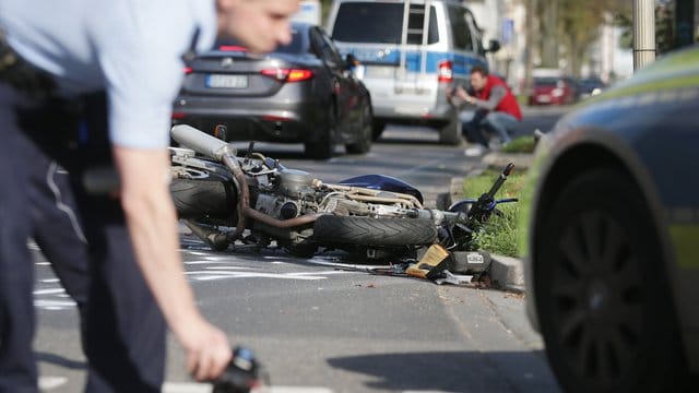 Unfall mit Motorrad