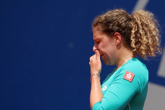 Tennisspielerin Anna-Lena Friedsam hatte im Viertelfinale das Glück nicht auf ihrer Seite.