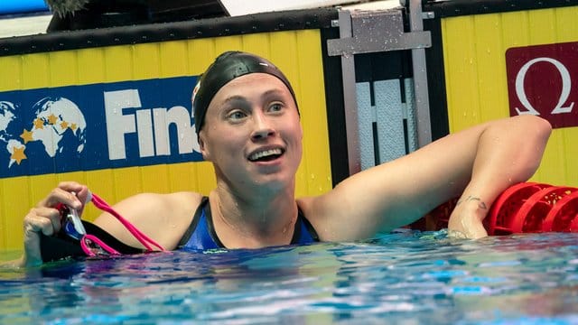 Schwamm deutschen Rekord: Sarah Köhler.