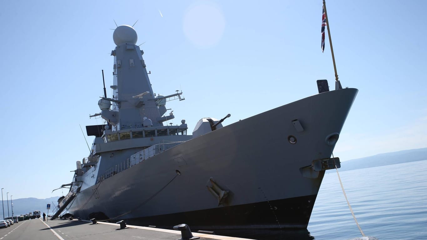 Die "HMS Duncan" (Archivbild): Der britische Luftabwehrzerstörer ist im Persischen Golf eingetroffen.