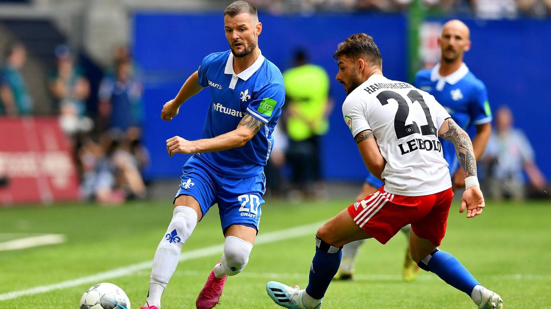 Der Hamburger SV tat sich gegen Darmstadt 98 schwer.