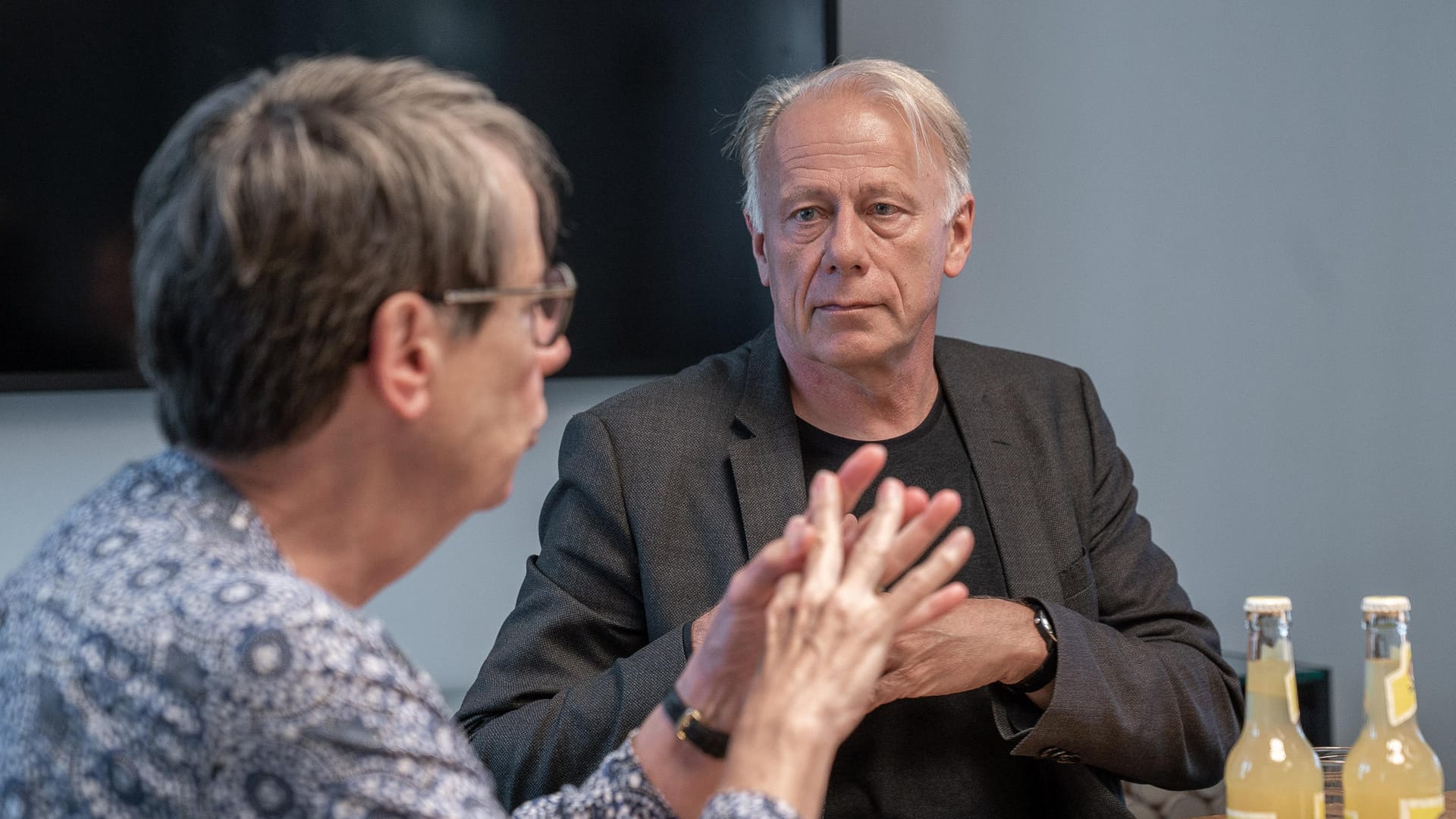 Zwei der drei Ex-Umweltminister im Interview: Barbara Hendricks (l.) und Jürgen Trittin.