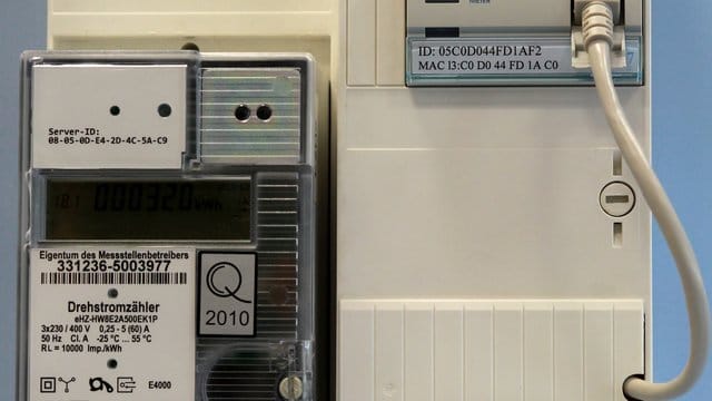 Ein intelligenter Stromzähler.