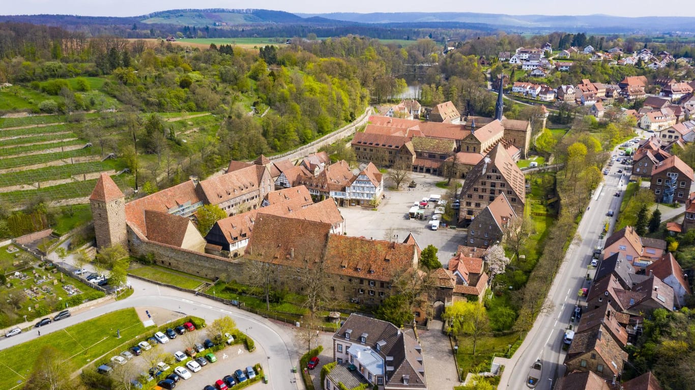 Das Maulbronn-Kloster von oben: Heute zählt es zum UNESCO Welterbe.