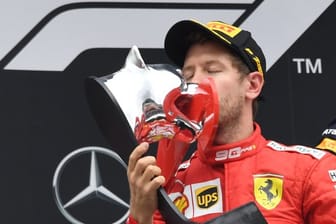 Mit einer bravourösen Fahrt schaffte es Sebastian Vettel noch auf Platz zwei.