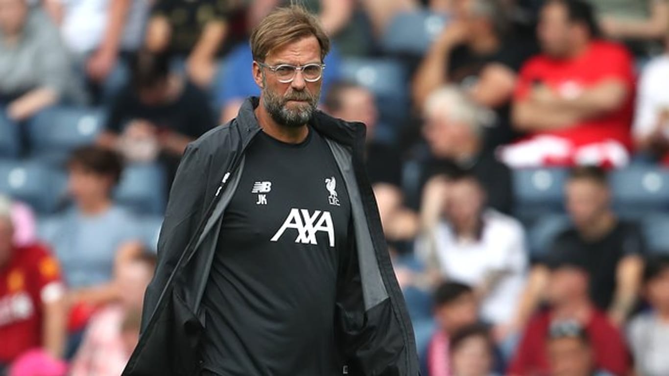 Sieht den FC Liverpool nicht in Topform vor dem Duell mit Manchester City: Trainer Jürgen Klopp.