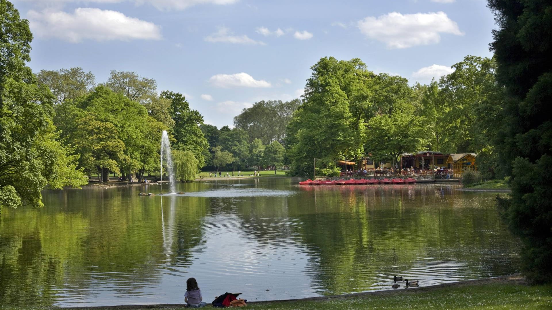 Der Volksgarten ist eine der ältesten Parkanlagen in Köln.