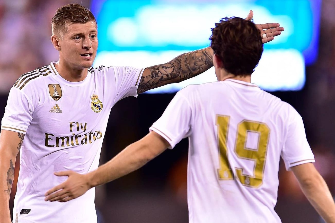 Noch nicht in Bestform: Toni Kroos (l.) und Real Madrid.