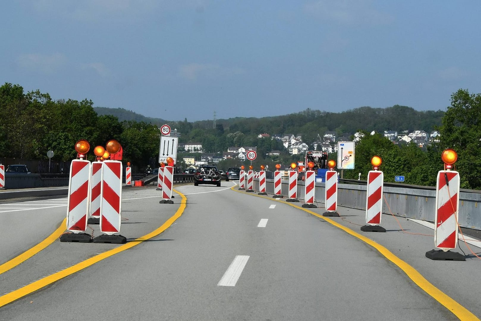 Baustelle auf der Autobahn: Beim Durchfahren sollte man sich sicher fühlen.