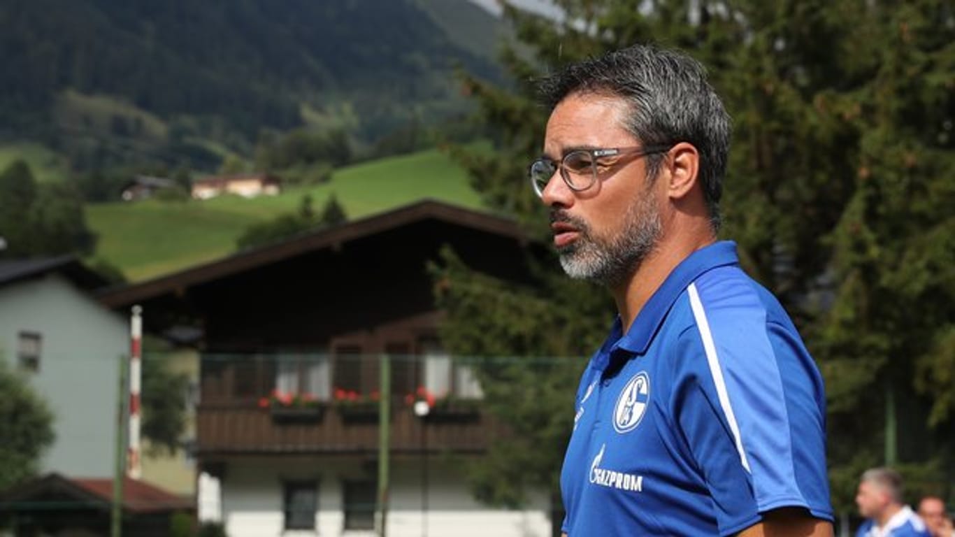 Hält sich mit Zielvorgaben für die Saison noch zurück: Schalkes Trainer David Wagner.