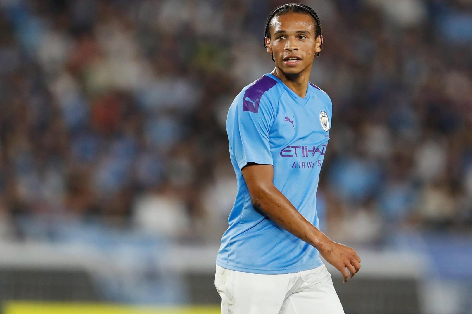 Blick Richtung neuer Klub? City-Star Leroy Sané.