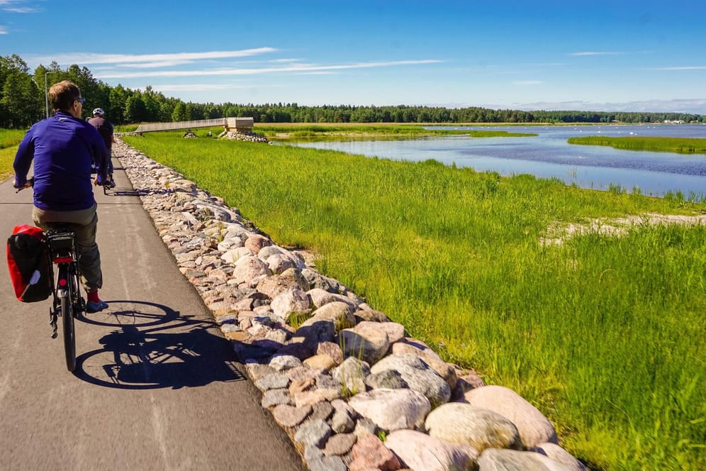 Baltikum-Fahrradtour: Die verschiedenen Naturlandschaften Estlands, Lettlands und Litauens können Sie bequem vom E-Bike aus erkunden.