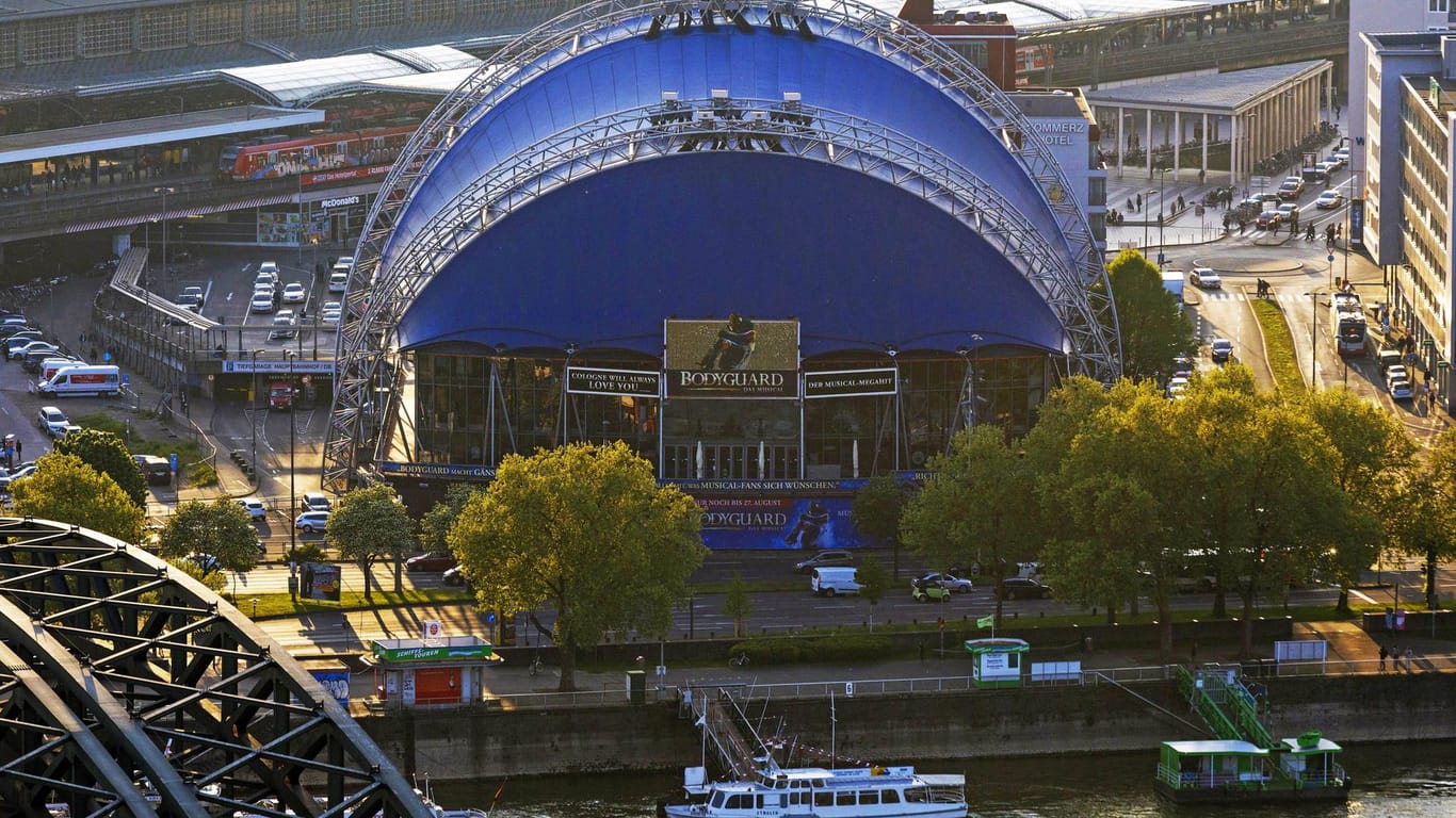 Der Musical Dome im Zentrum Kölns ist eines der Wahrzeichen der Musical-Stadt.