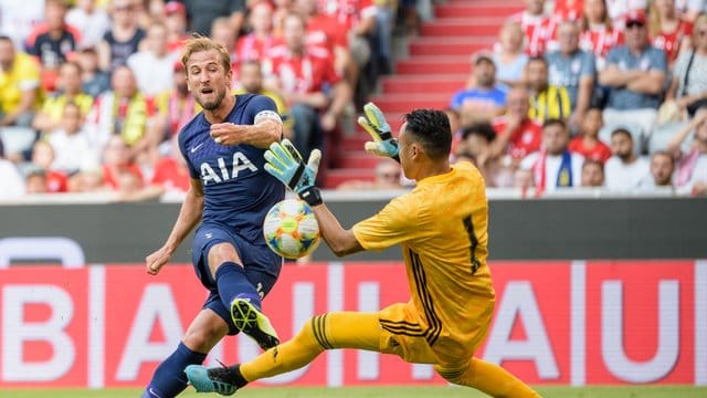 Tottenhams Harry Kane erzielte den entscheidenden Treffer gegen Real Madrid. Tottenhams Harry Kane erzielte den entscheidenden Treffer gegen Real Madrid.