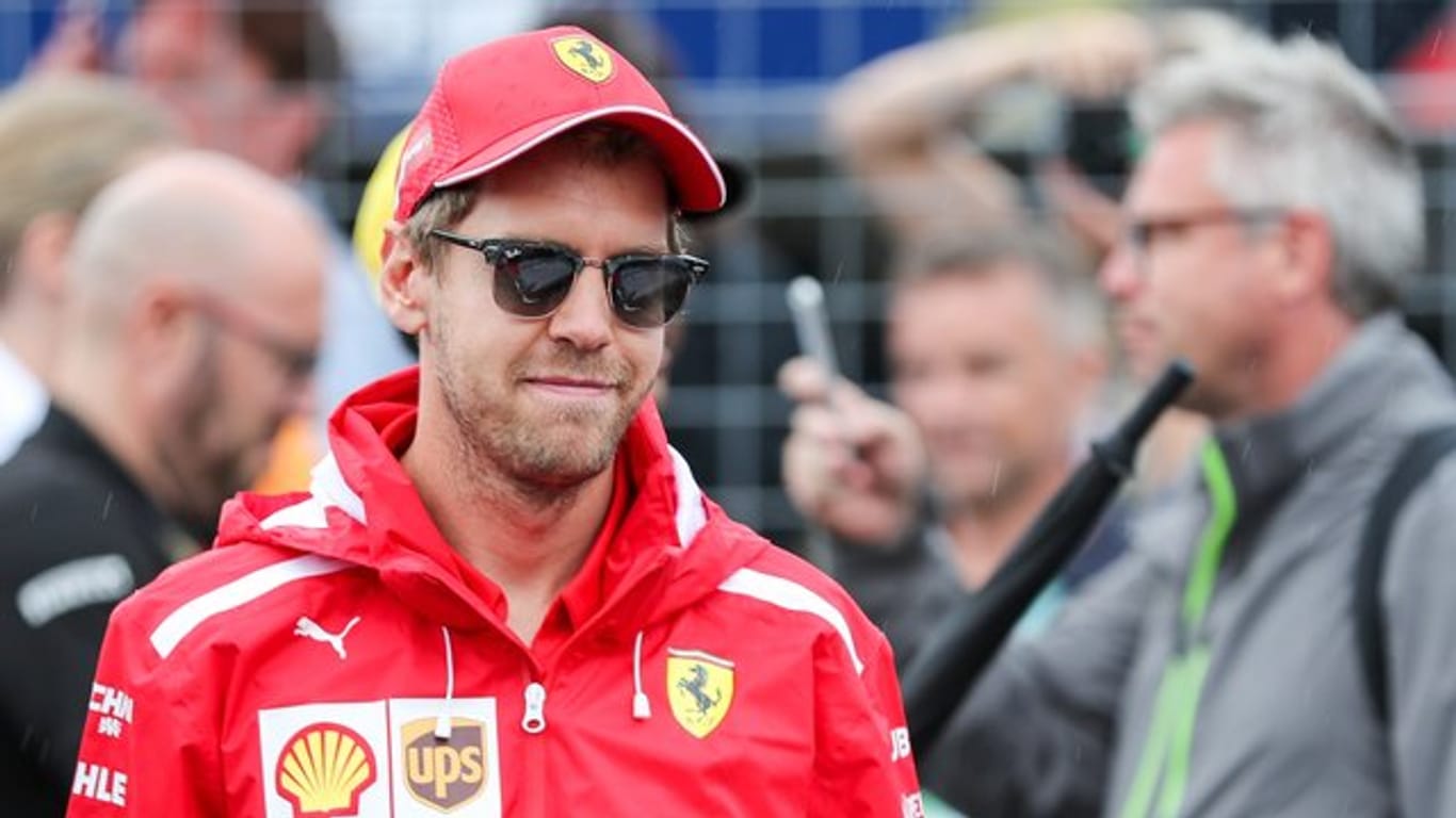 Hofft auf einen Sieg in Ungarn: Ferrari-Star Sebastian Vettel.
