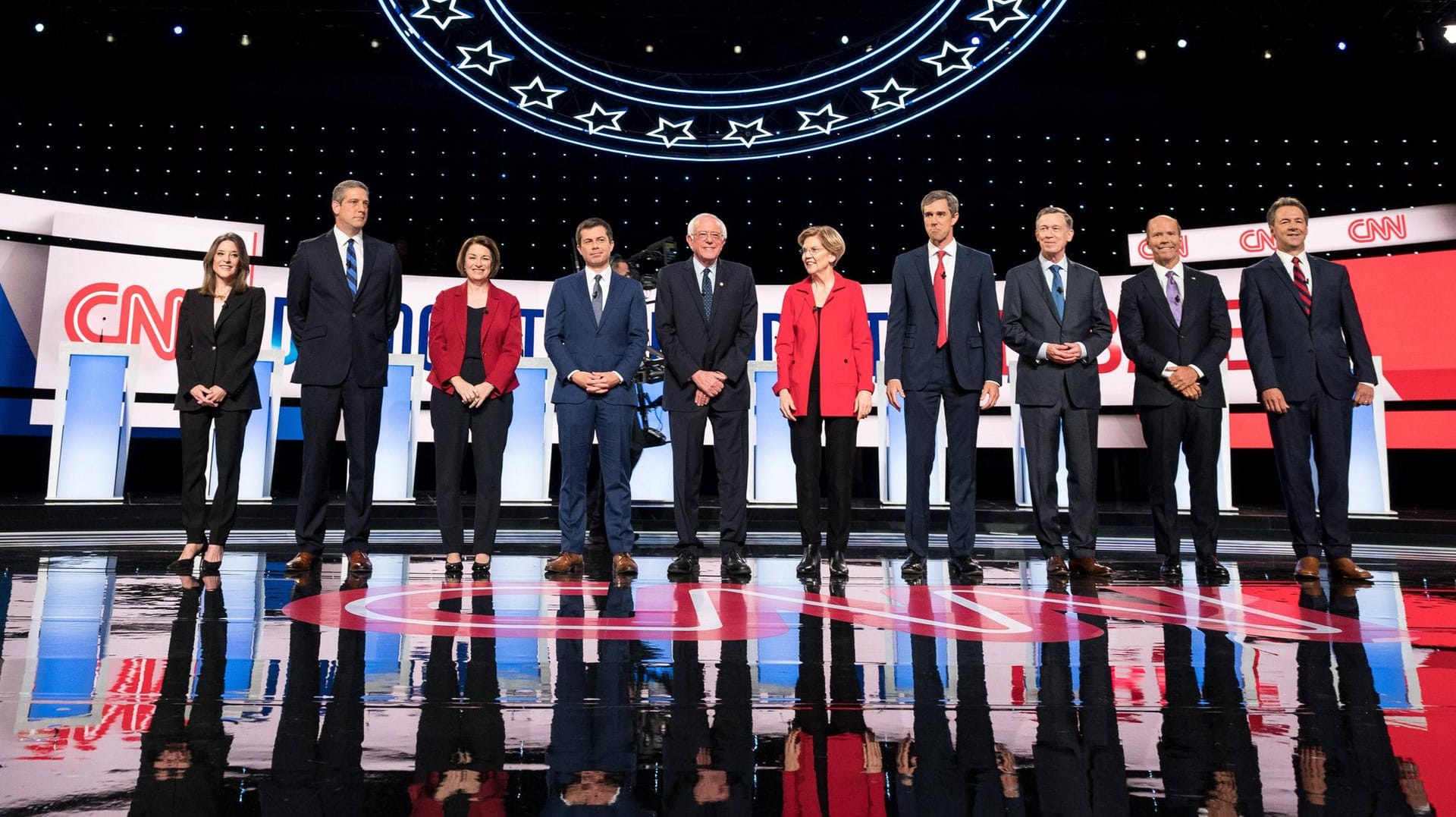 Die TV-Debatte der Demokraten: Nur wenige haben das Zeug, Amtsinhaber Trump zu schlagen.