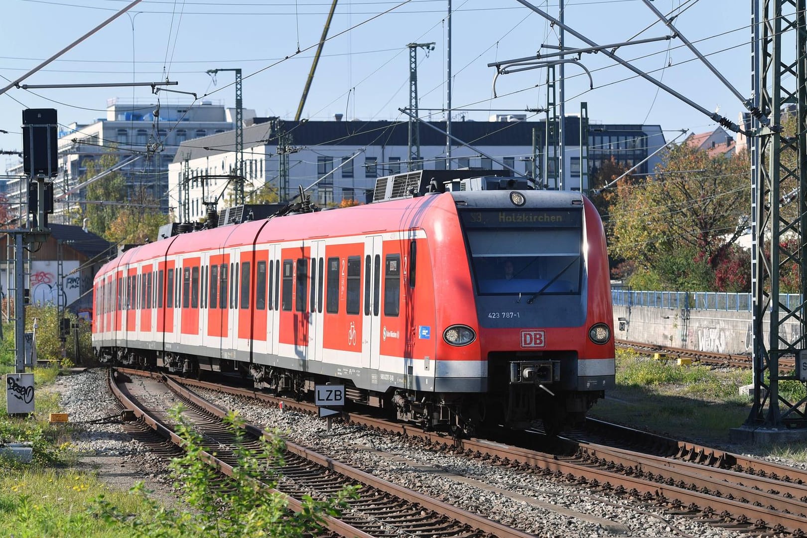 S-Bahn in München: Eine Frau wurde von einem anderen Fahrgast verletzt. (Archivbild)