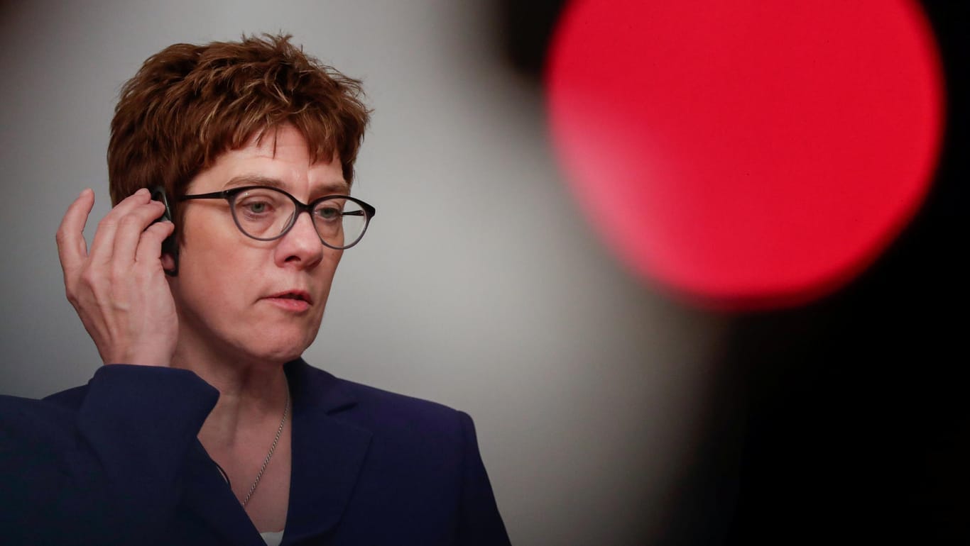 Sieht wenig Chancen für die US-Bitte: Verteidigungsministerin Annegret Kramp-Karrenbauer.