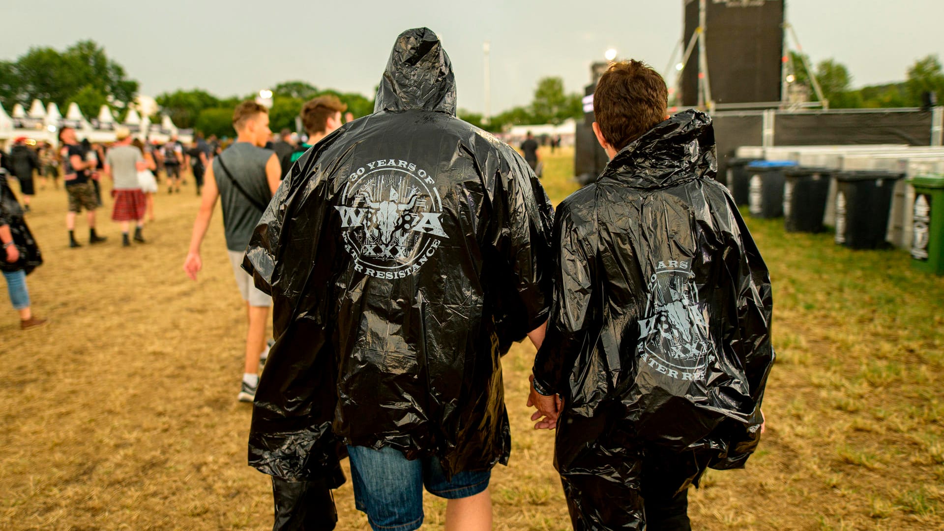 Wacken: Tausende Besucher sind schon Tage vor dem Festivalbeginn eingetroffen.