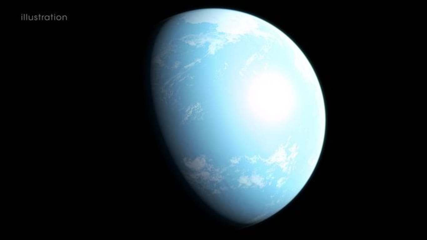 Könnte der bewohnbar sein? Visualisierung des Planeten GJ 357 d.