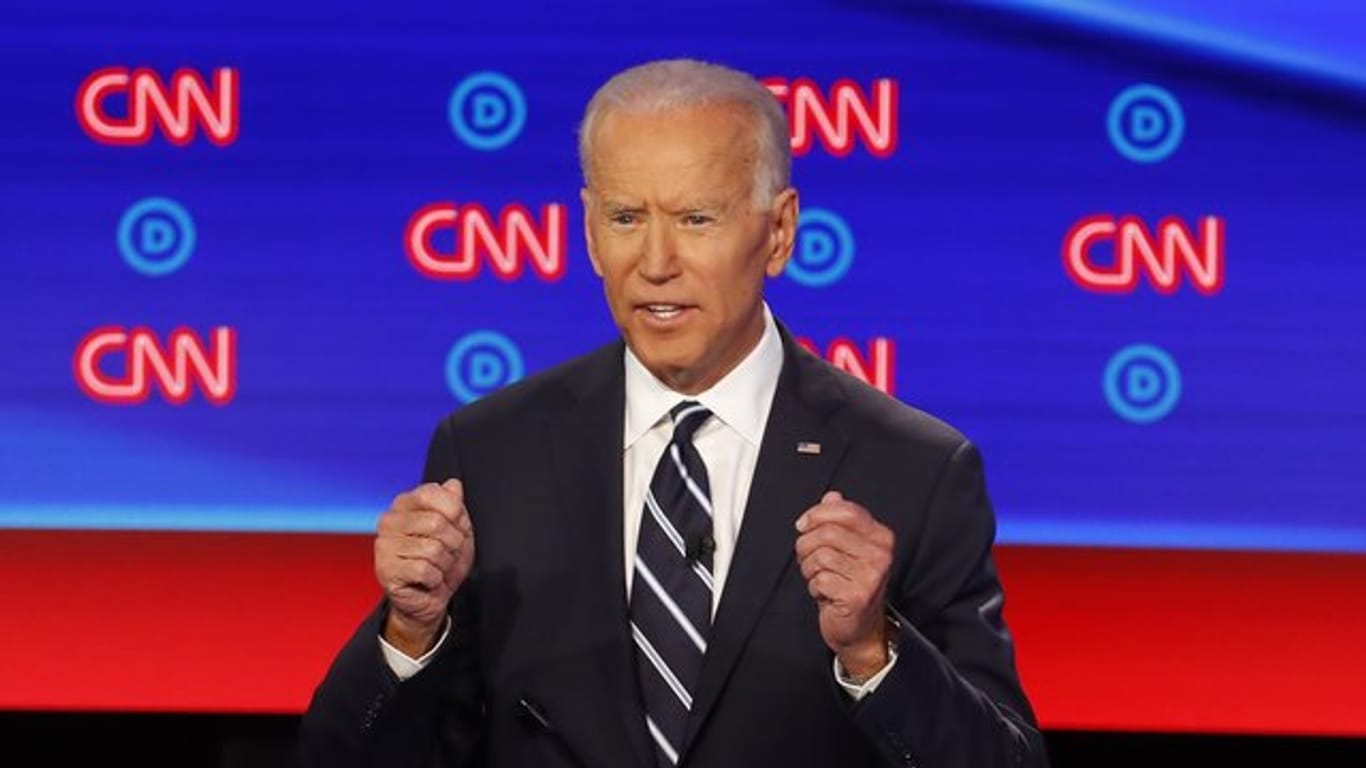 Joe Biden liegt in den Umfragen zu den Präsidentschaftsbewerbern der Demokraten seit Wochen vorne.