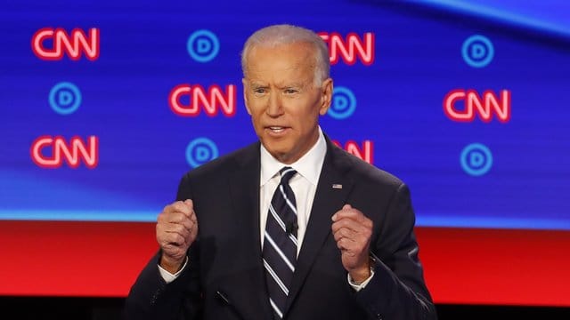 Joe Biden liegt in den Umfragen zu den Präsidentschaftsbewerbern der Demokraten seit Wochen vorne. Joe Biden liegt in den Umfragen zu den Präsidentschaftsbewerbern der Demokraten seit Wochen vorne.